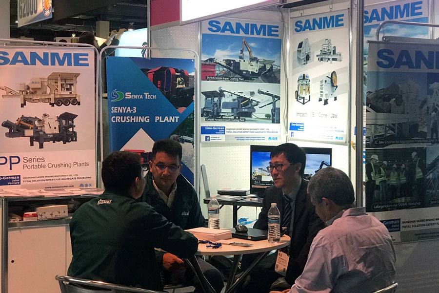 疫情擋不住走出去的腳步，山美股份亮相美國工程機械博覽會(CONEXPO-CON/AGG)向世界展示產品及服務