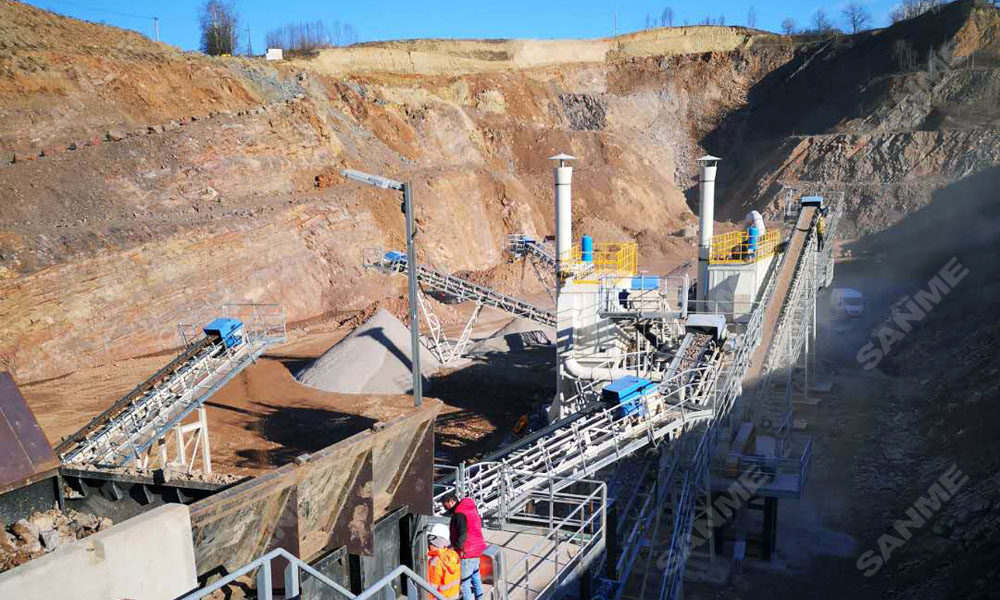 疫情擋不住中國產(chǎn)品走向歐洲 山美股份提供成套設(shè)備的骨料生產(chǎn)線調(diào)試投產(chǎn)，產(chǎn)量超預(yù)期！