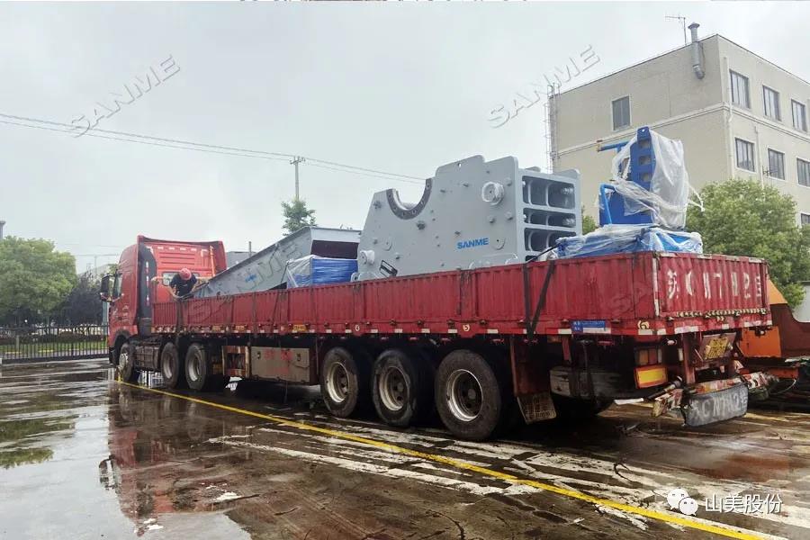 發(fā)貨季｜山美股份高性能破碎篩分裝備發(fā)往江西，助力當(dāng)?shù)鼗?xiàng)目建設(shè)及建筑固廢資源化