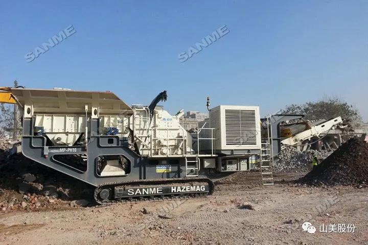 上海山美股份｜深耕履帶移動式破碎篩分市場，為客戶締造卓越價值