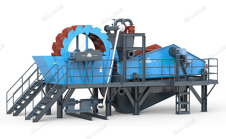 制砂機和洗砂機的區(qū)別，大型洗砂機多少錢一臺