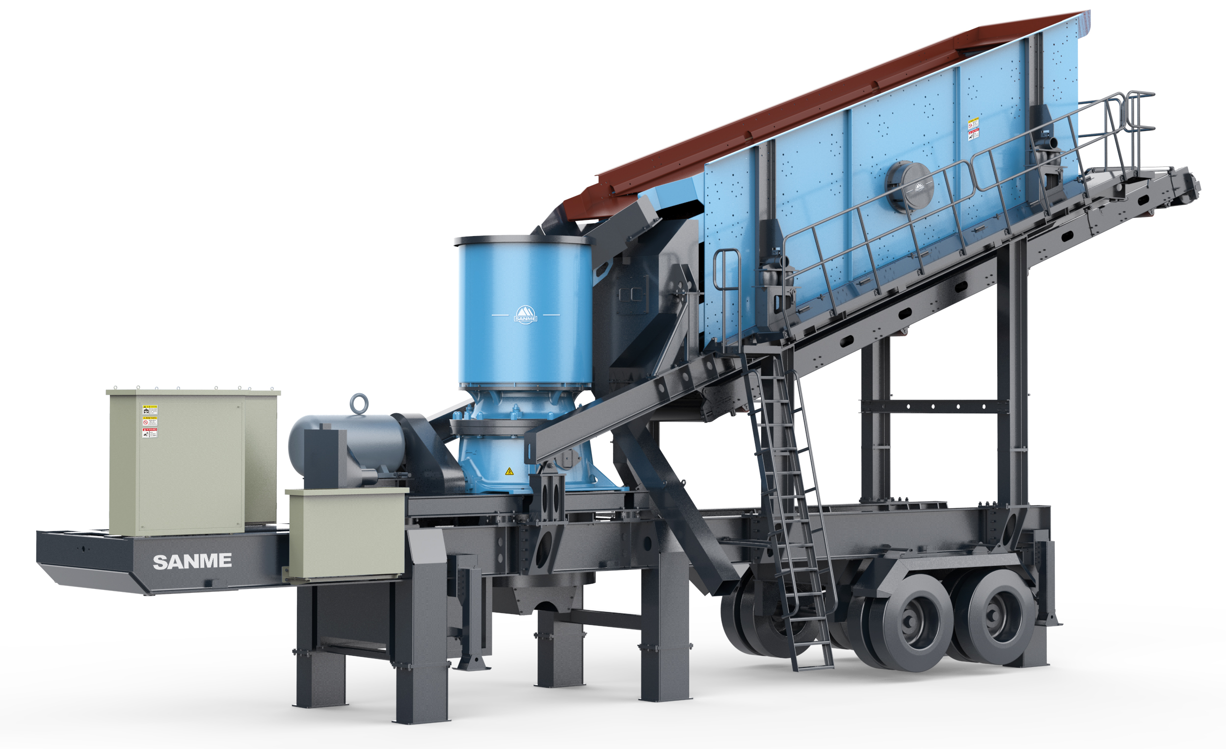 兩大移動破碎站：輪胎式vs履帶式，5方面對比讓你看清差別！