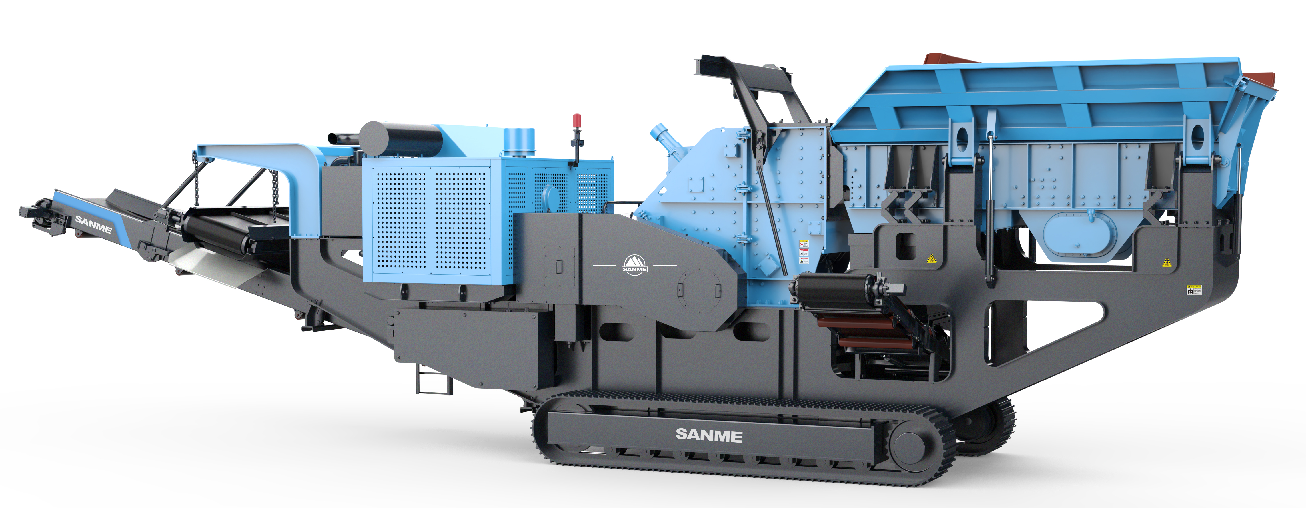 履帶式移動破碎站5種驅(qū)動方式怎么選？