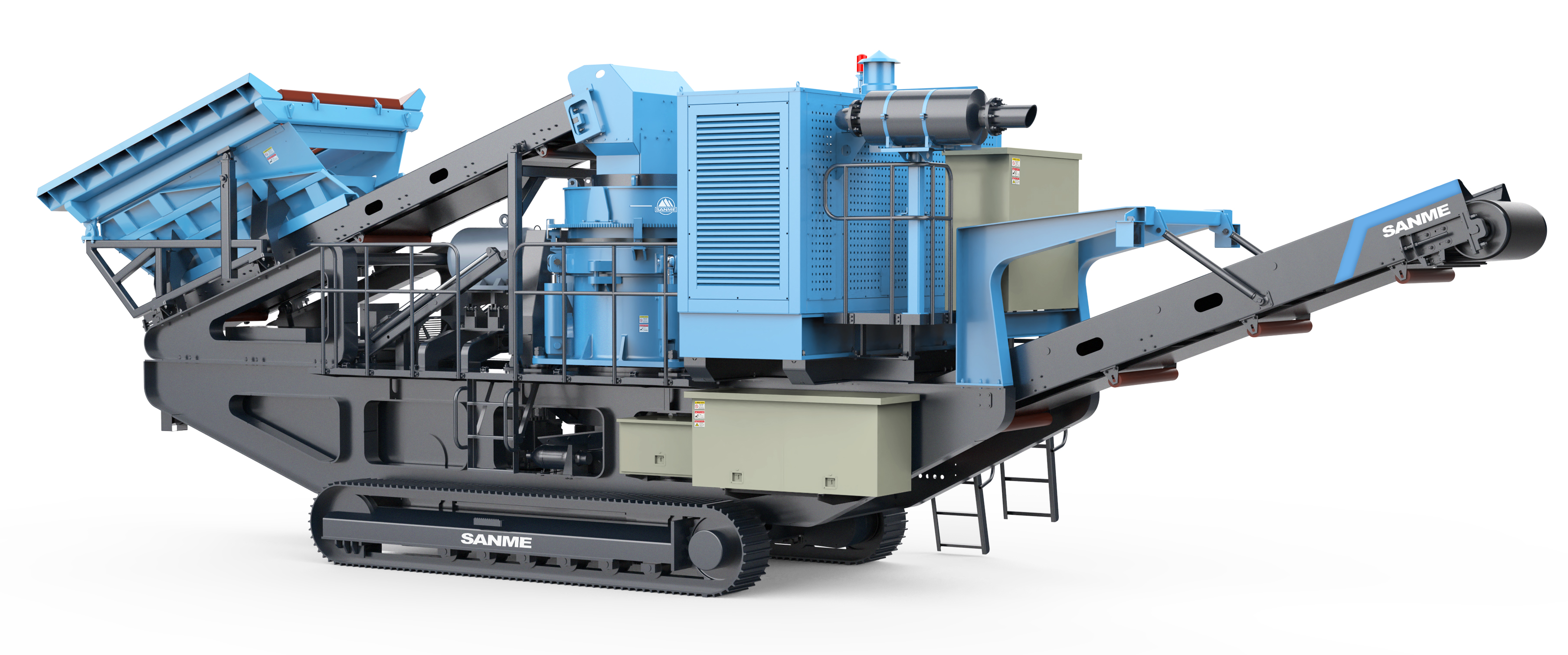 履帶式移動破碎站5種驅(qū)動方式怎么選？