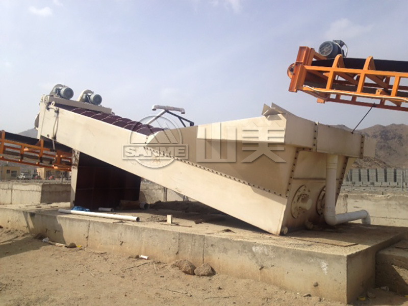 洗砂機有哪些類型？洗砂機在砂石生產(chǎn)線中的主要作用